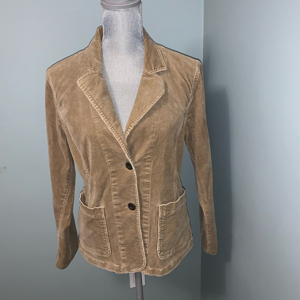 American Eagle Outfitters Light Brown Corduroy Blazer